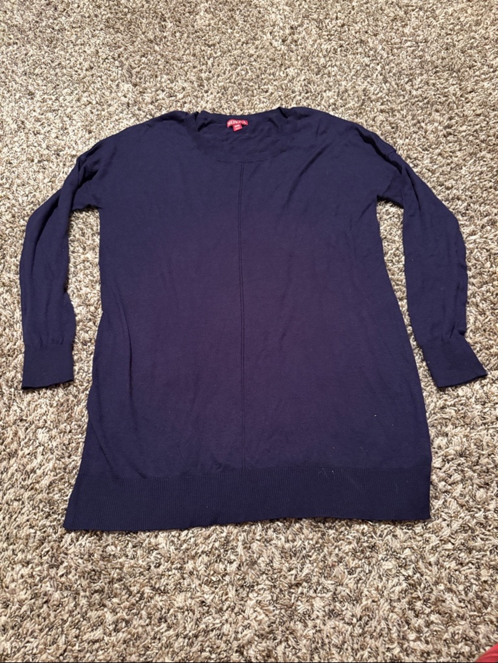Navy Long Sleeve Sweater Merona ladies size medium